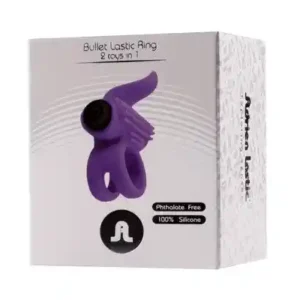 Pierścień-Wibrator - Bullet Lastic Ring.Func:1.Medical Silicon. Violet
