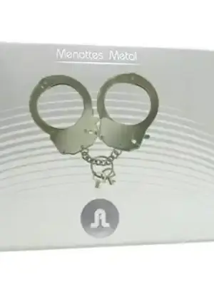 Kajdanki-Śmieszna zabawka-kadank- Metallic Handcuffs