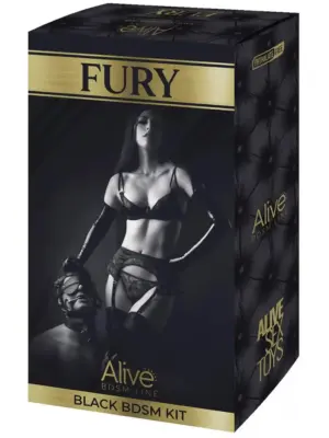 Zestaw BDSM FURY Czarny