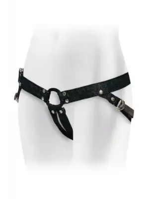 Uprząż Strap-On z Elastycznego Silikonu 4 cm