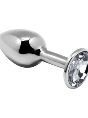Mini Metal Butt Plug L clear