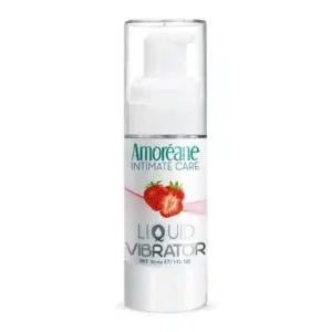 Żel/sprej-Liquid Vibrator Strawberry 30ml.
