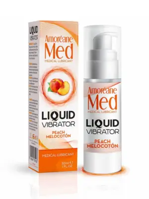 Żel/sprej-Liquid Vibrator Peach 30ml.