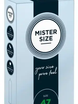 Mister Size 47mm pack of 10
