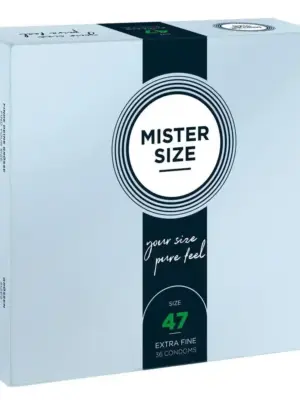 Prezerwatywy Lateksowe Mister Size 47mm Pack of 36