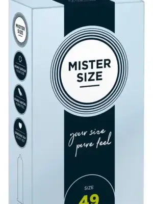 Mister Size 49mm pack of 10