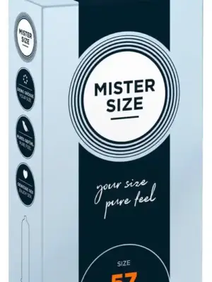 Mister Size 57mm pack of 10