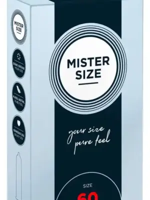 Mister Size 60mm pack of 10