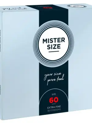 Mister Size 60mm pack of 36