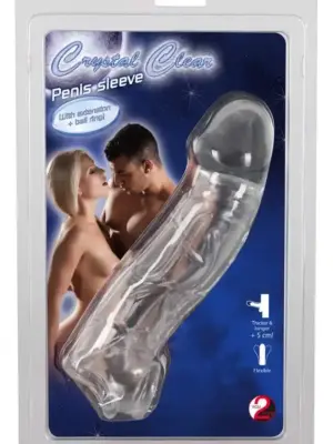 Crystal Clear Penis Sleeve wit