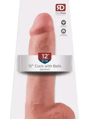King Cock with balls 12 inch