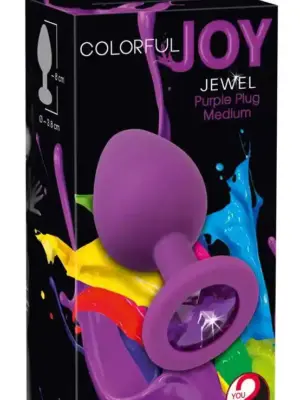 Colorful Joy Jewel Purple Plug