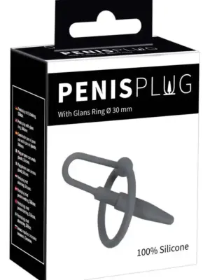Penis Plug with Glans Ring