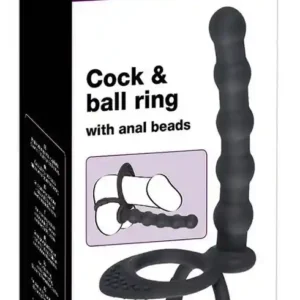 Black Velvets Cock & ball ring
