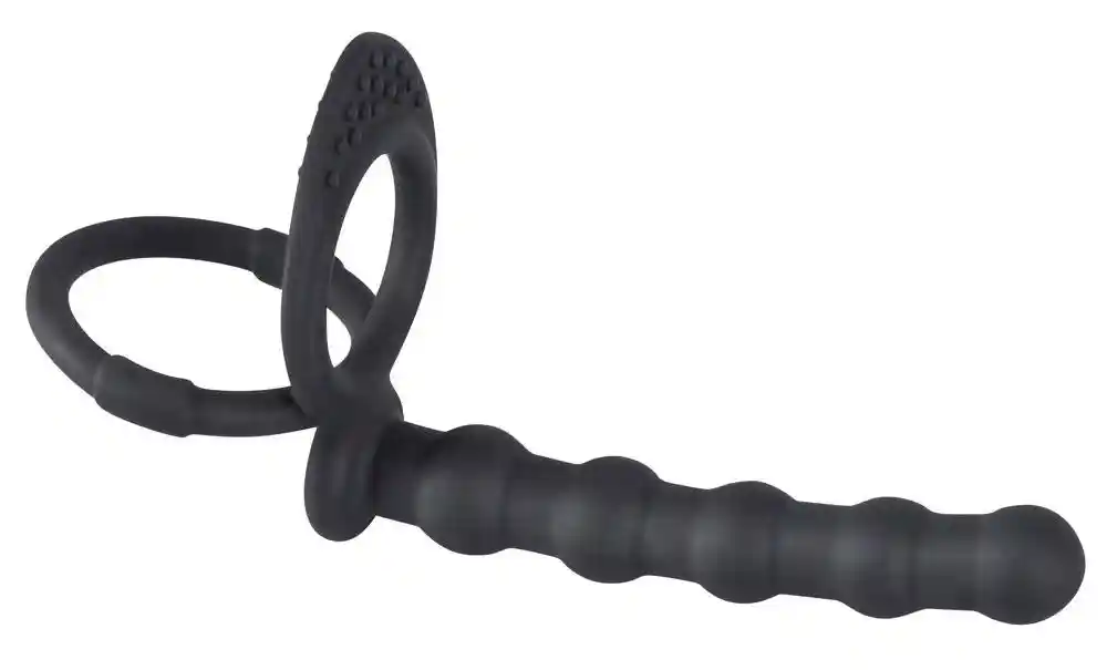 Black Velvets Cock & ball ring - obrazek 2