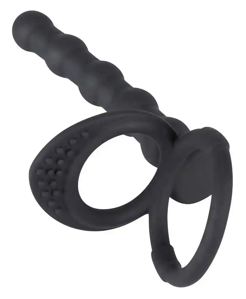 Black Velvets Cock & ball ring - obrazek 3