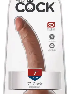 King Cock 7" Cock Tan
