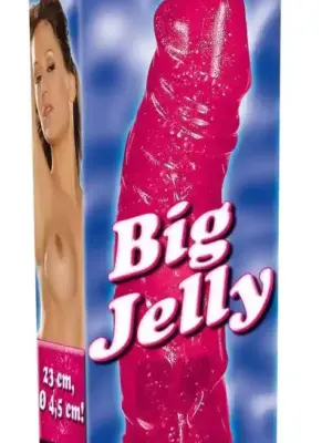 Wibrator Big Jelly PVC i ABS 23x4,5 cm