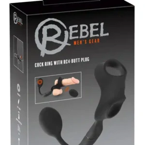 REBEL Cock ring with RC butt p