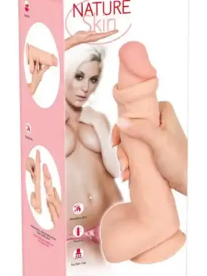 NS Dildo with movable skin 25