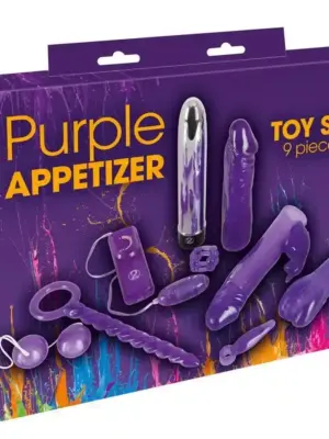 Purple Appetizer 9-piece set