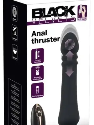 Wibrator Analny Black Velvets Anal Thruster