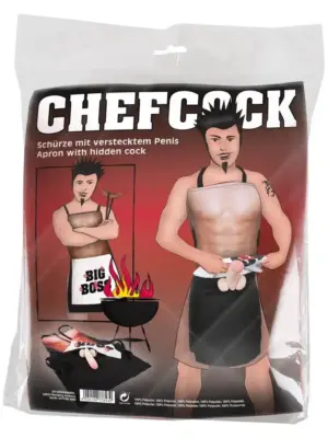 Fartuch Kuchenny Apron CHEFCOCK z Pluszowym Penisem
