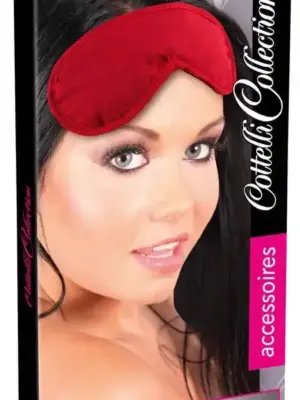 Blindfold Set pack of 2 red/bl