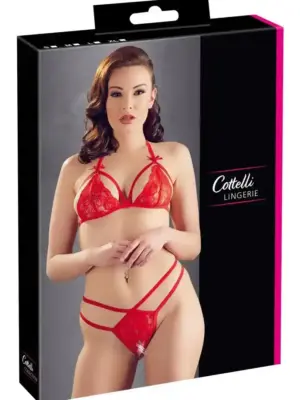 Lace Set red L