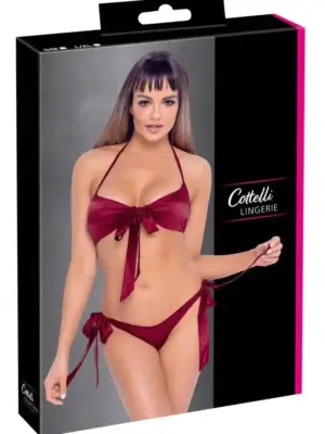 Bra and Briefs red S/M