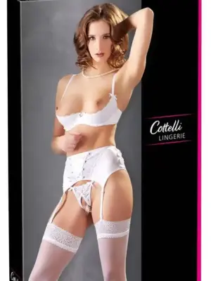 Shelf Bra Set white 85C/L