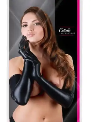 Gloves Wet Look S-L