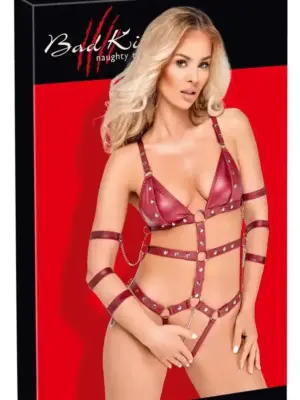 Bad Kitty Strap Body red XL