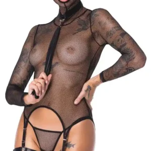 The extravagant black net set M