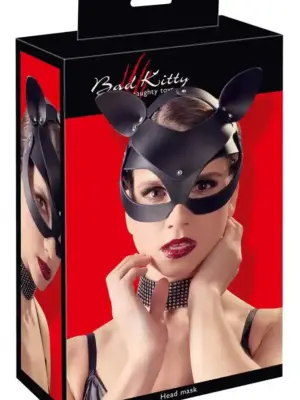 Bad Kitty Cat Mask Rhinestones