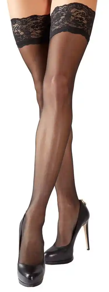 Hold-up Stockings black 4 - obrazek 2