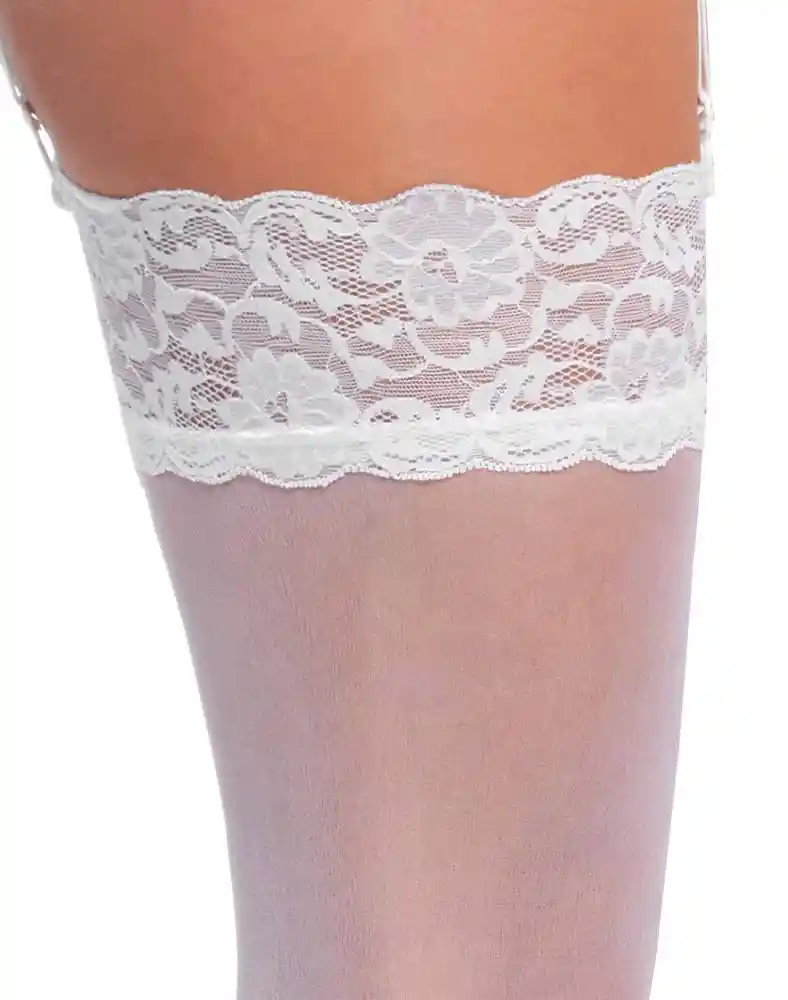 Stockings white XL - obrazek 6