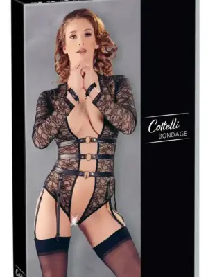 Komplet Body Bondage z Koronki L