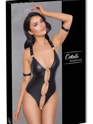 Korset Sznurkowy Body Bondage XL Czarny