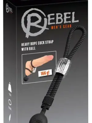 Rebel Heavy Rope Cock w Ball