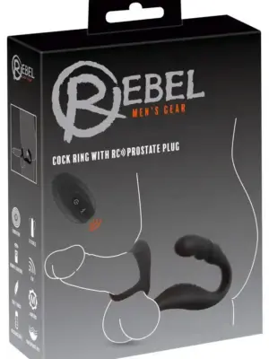 Pierścień na penisa z wibracjami Rebel Cock Ring z Prostatą RC