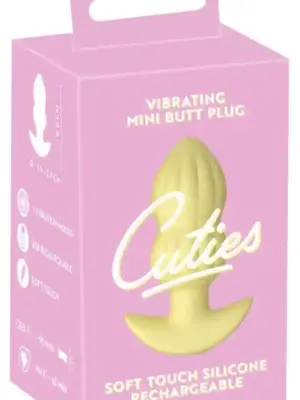 Cuties Vibrating Plug Yellow