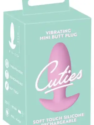 Cuties Vibrating Plug Rose
