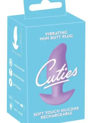 Cuties Vibrating Plug Purple