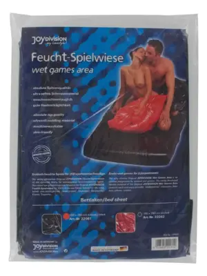 BDSM-Wet games area, bed sheet,180 x 260 cm, black