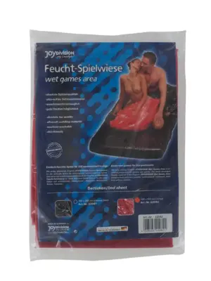 BDSM-Wet games area, bed sheet, 180 x 260 cm, red