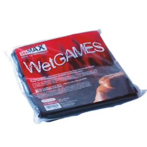 BDSM-SexMAX WetGAMES Sex sheet, 180 x 220 cm, black