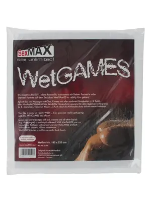 BDSM-SexMAX WetGAMES Sex sheet, 180 x 220 cm, white