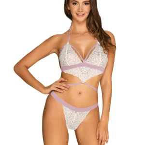 Bielizna-Lilyanne body białe  S/M