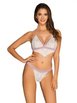 Bielizna-Lilyanne body białe  S/M